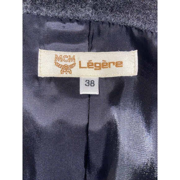 Vintage MCM Legere Hood Jacket Skirt Set Size 38 / S-XS - Picture 16 of 16